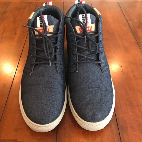 Levi Canvas Sneaker Men Size 10 - Picture 4 of 5